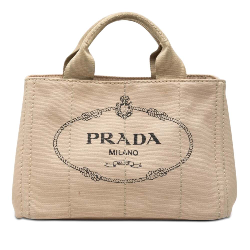 Prada Canapa Convertible Tote Canvas #311552P87B